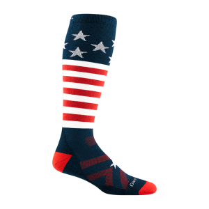 Men's Captain Stripe Over-the-Calf Midweight Ski & Snowboard Socks